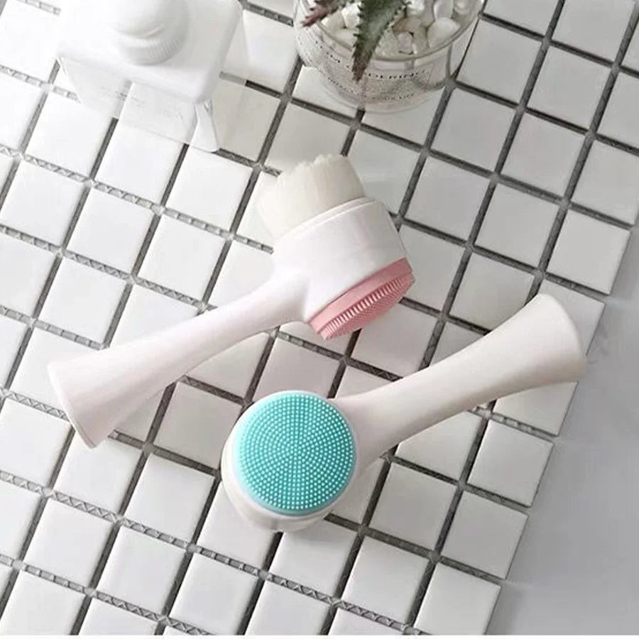 Cepillo facial de silicona de doble cara Ultimate, limpieza profunda y minimización de poros