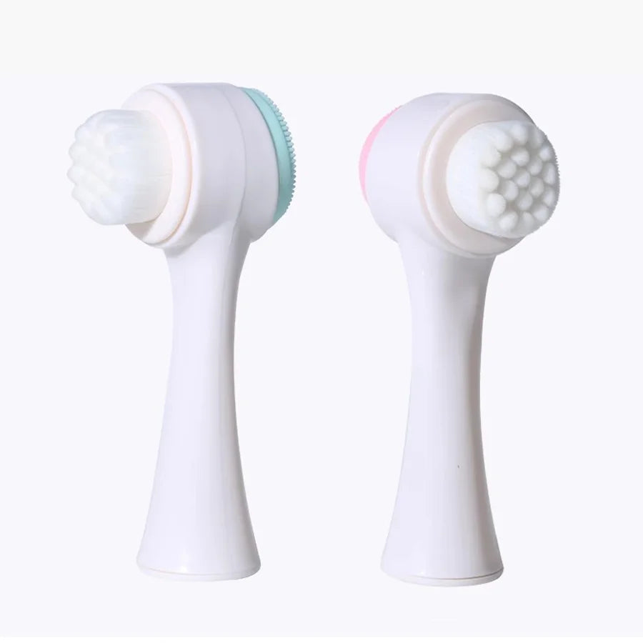 Cepillo facial de silicona de doble cara Ultimate, limpieza profunda y minimización de poros