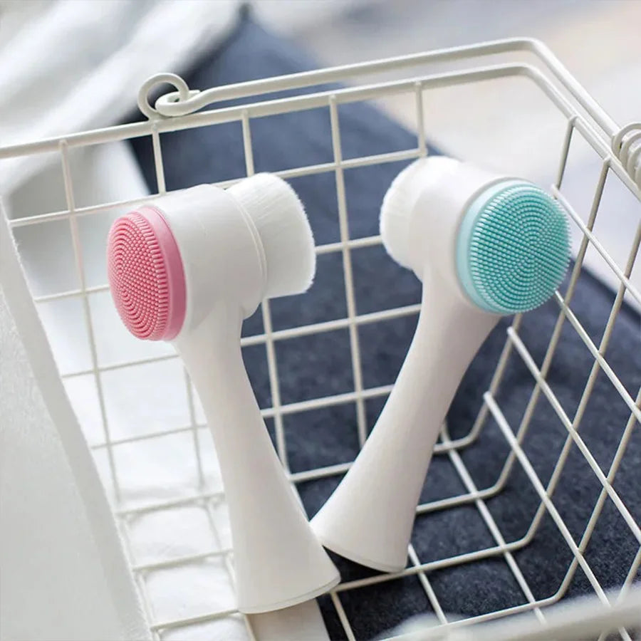 Cepillo facial de silicona de doble cara Ultimate, limpieza profunda y minimización de poros