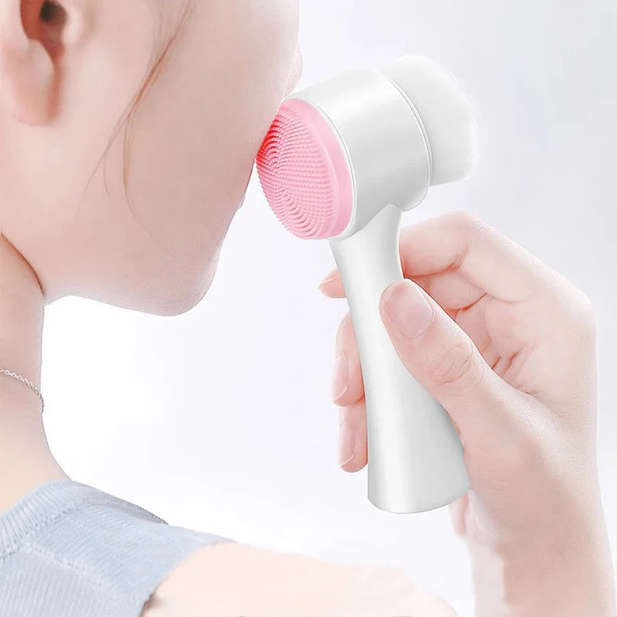 Cepillo facial de silicona de doble cara Ultimate, limpieza profunda y minimización de poros