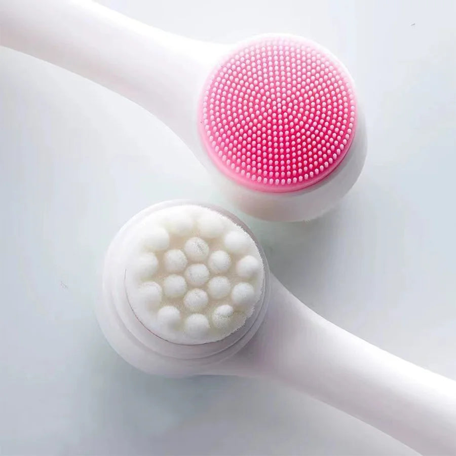 Cepillo facial de silicona de doble cara Ultimate, limpieza profunda y minimización de poros