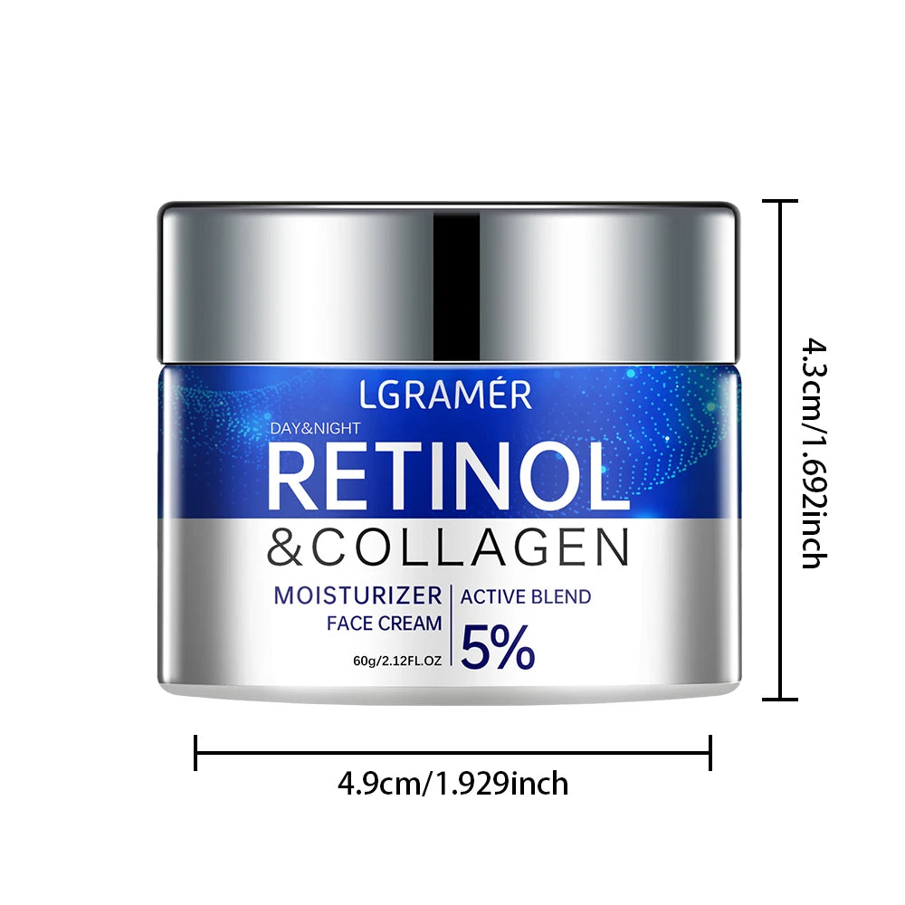 Retinol crema eliminadora de arrugas antienvejecimiento reafirmante Lifting decoloración líneas finas blanqueamiento hidratante brillo cuidado de la piel cosmético