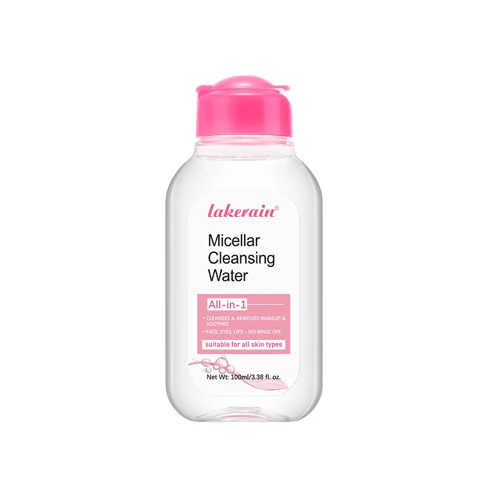 Limpiador micelar suave, removedor de maquillaje suave con agua, limpiador todo en 1, frotamiento, no estimulante, Cosméticos Coreanos