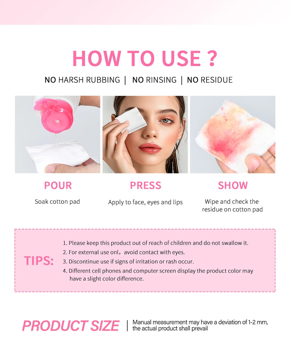 Limpiador micelar suave, removedor de maquillaje suave con agua, limpiador todo en 1, frotamiento, no estimulante, Cosméticos Coreanos