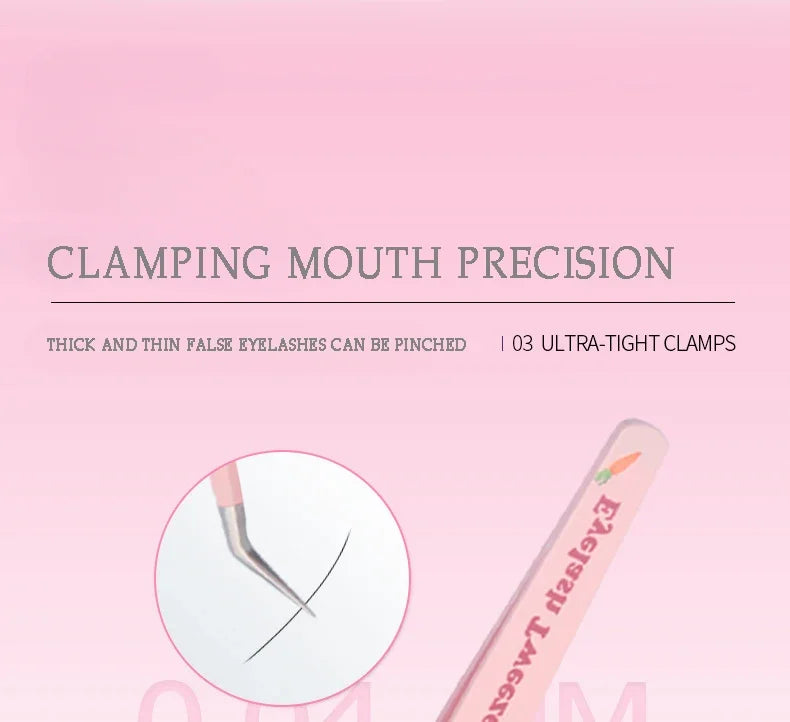 Stainless Steel Anti-Static Tweezer Superhard Tweezer Exquisite Eyelashes Tweezer Precision Makeup Tools for Eyelash Extension