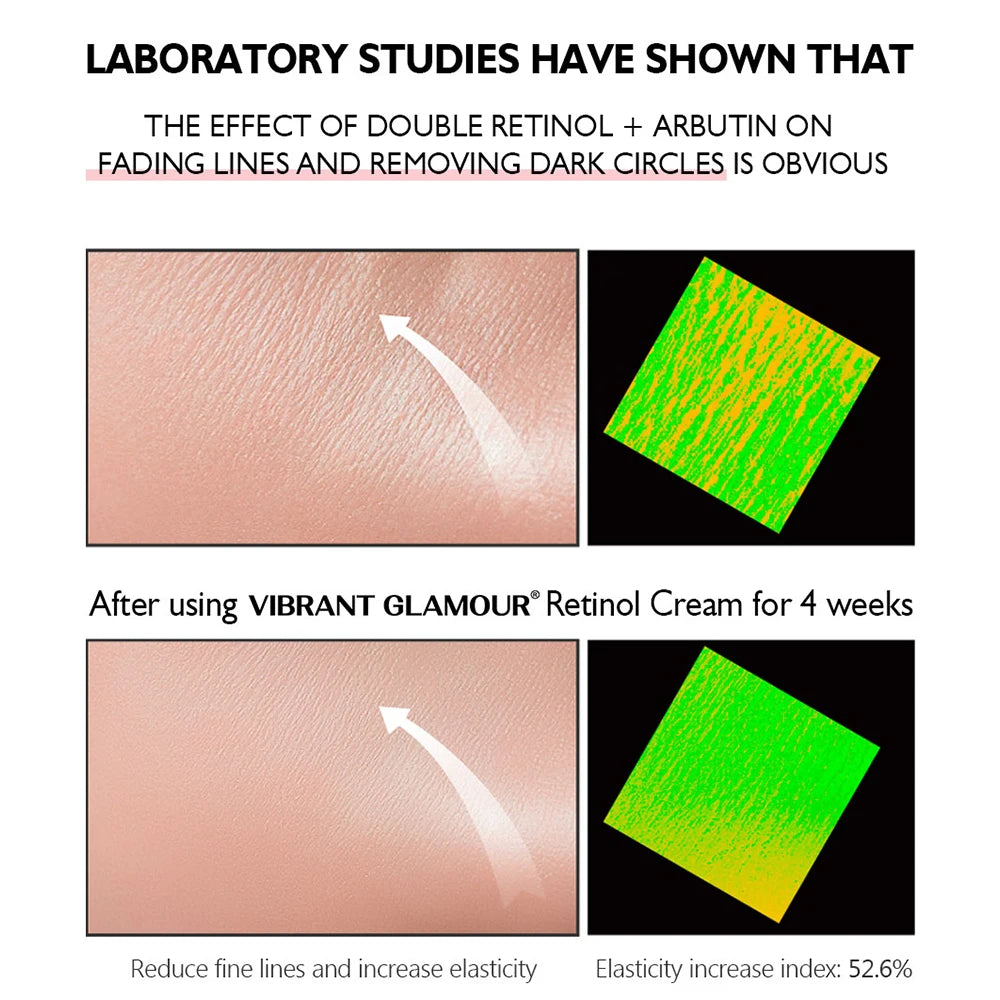 Crema Facial de Retinol + suero Facial + juego de suero para ojos eliminador de arrugas antienvejecimiento reafirmante hidratante blanqueamiento de la piel Kits de cuidado Facial