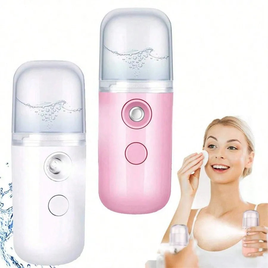 PULVERIZADOR de niebla Nano, humidificador de niebla portátil Facial, práctico pulverizador de agua hidratante, instrumento de belleza, pulverizador hidratante