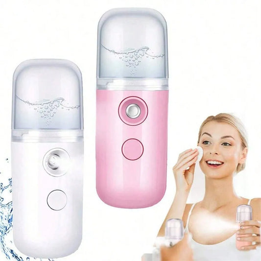 PULVERIZADOR de niebla Nano, humidificador de niebla portátil Facial, práctico pulverizador de agua hidratante, instrumento de belleza, pulverizador hidratante