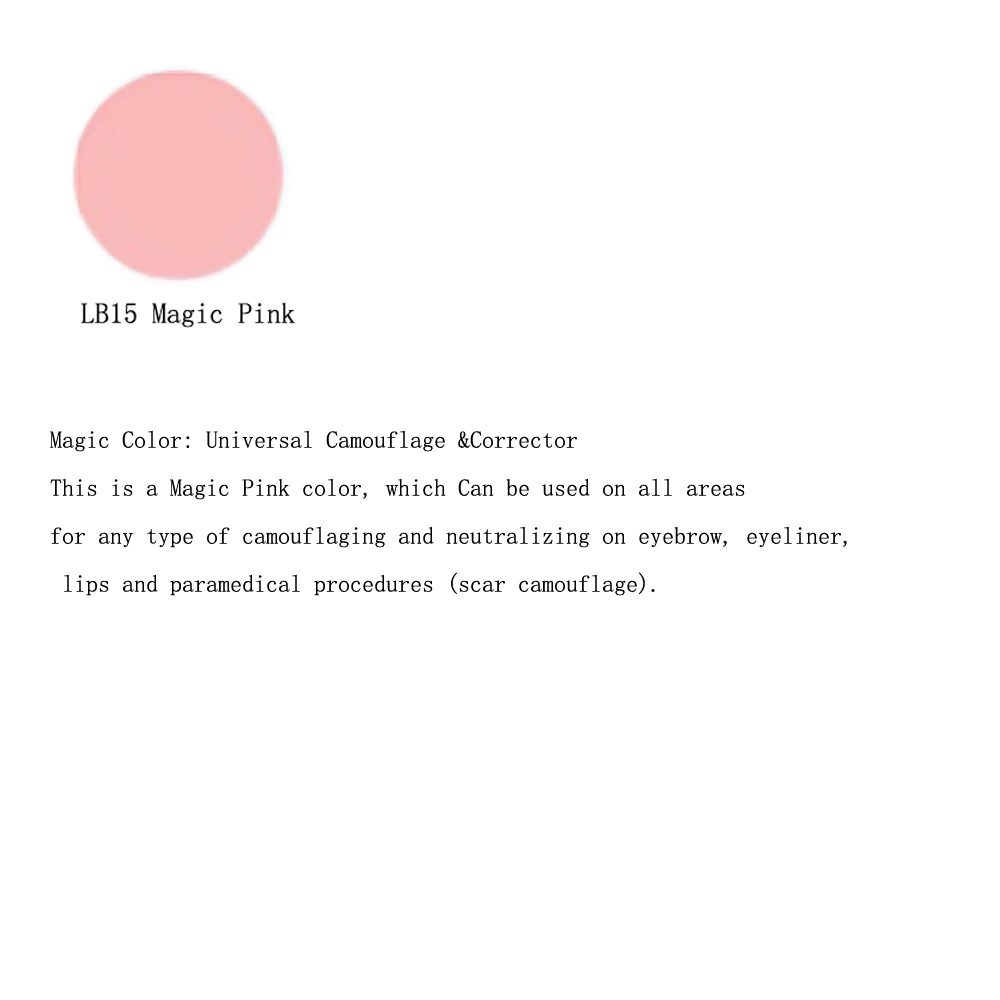 Pigmento permanente 10ml del maquillaje del tatuaje del rubor del labio de ECO PMU