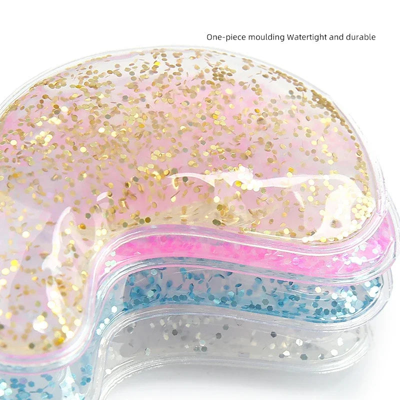 Parche de Gel para bolsa de ojos, paquete de hielo de Gel reutilizable, parches para ojos fríos y calientes, parches calefactores enfriadores de ojos de Gel reutilizables para aliviar la hinchazón