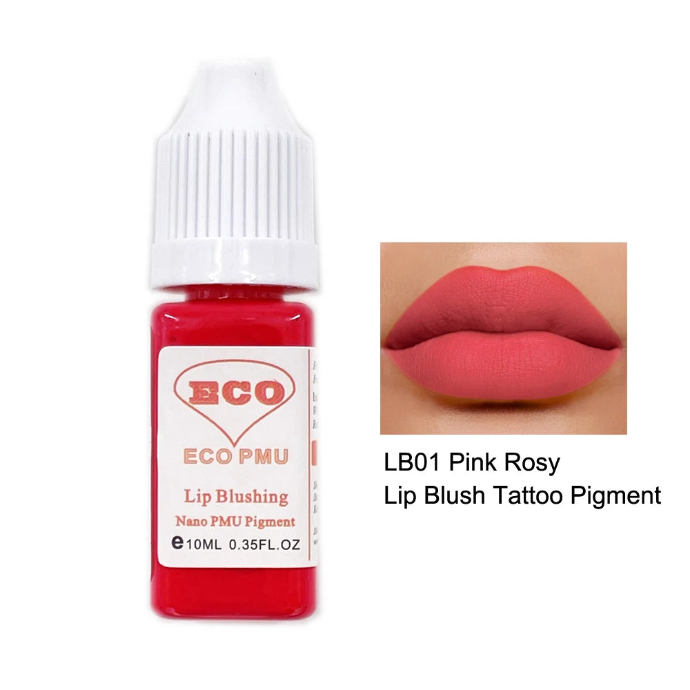 Pigmento permanente 10ml del maquillaje del tatuaje del rubor del labio de ECO PMU