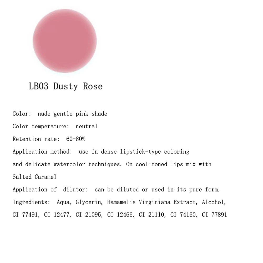 Pigmento permanente 10ml del maquillaje del tatuaje del rubor del labio de ECO PMU